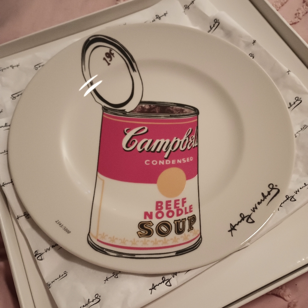 10.5" Andy Warhol plate
